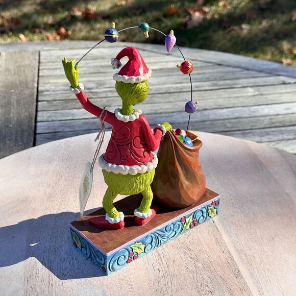 Jim Shore Grinch Juggler Figurine 6006568 Dr. Seuss Santa Christmas Statue NEW - Picture 2 of 11